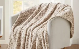 Cozy Plush Printed Throw