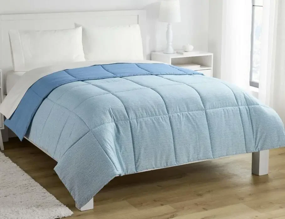 big one comforter blue