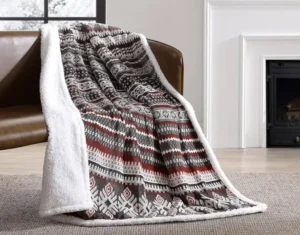 eddie bauer sherpa throw