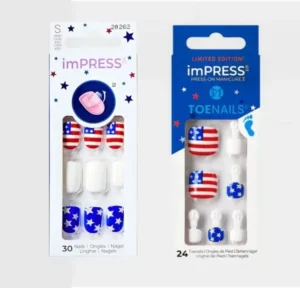 KISS patriotic nails 1